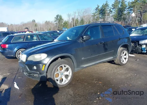 2007 BMW X5 4.8I z USA, uszkodzony, nr VIN 4USFE83557LY66281